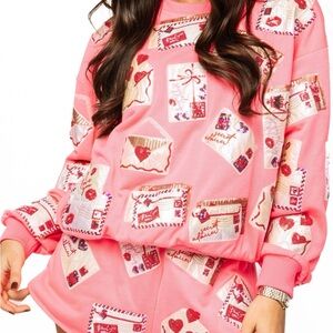 Queen of Sparkles Love Letters Sweatshirt